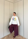HR-2783H&R ButikHap - Sare Oysh Modal Pantolon Bordo