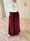 HR-0880H&R ButikMB - Krep Pantolon Bordo
