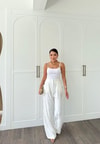 PANTLN-105H&R ButikPallazo Pantolon Beyaz
