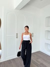 PANTLN-105H&R ButikPallazo Pantolon Siyah