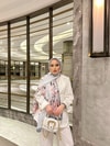 ŞAL-11H&R ButikGül Desen İthal İpek Şal