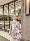 ŞAL-11H&R ButikGül Desen İthal İpek Şal