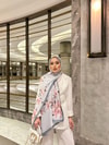 ŞAL-11H&R ButikGül Desen İthal İpek Şal