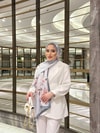 ŞAL-11H&R ButikGül Desen İthal İpek Şal