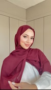 ŞAL-36H&R ButikJazz Şal Bordo