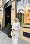 ŞAL-22H&R ButikJazz Şal Krem