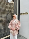 ŞAL-22H&R ButikJazz Şal Krem