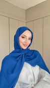 HR-1379H&R ButikJazz Şal Saks