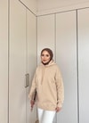 Sweat-228H&R ButikBoncuklu Sweat Camel