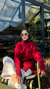 HR-1074H&R ButikDilvi Model Sweat Bordo