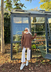 Sweat-179H&R ButikDilvi Model Sweat Kahve