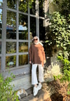 Sweat-179H&R ButikDilvi Model Sweat Kahve