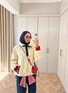 HR-3275H&R ButikHr- Muadil Sweat Ekru