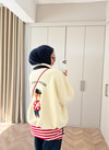 HR-3275H&R ButikHr- Muadil Sweat Ekru