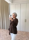 HR-1144H&R ButikKiw-Muadil Oysh Üst Kahve