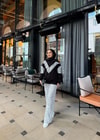 Sweat-189H&R ButikOlla Sim Detaylı Sweat Ön V Siyah