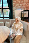 Sweat-189H&R ButikOlla Sim Detaylı Sweat Ön V Bej