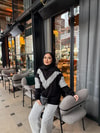 Sweat-189H&R ButikOlla Sim Detaylı Sweat Ön V Siyah