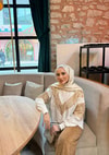 Sweat-189H&R ButikOlla Sim Detaylı Sweat Ön V Bej