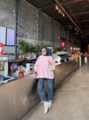 HR-3435H&R ButikOversize Sweat Pembe