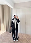 HR-2898H&R ButikCho- Selan Modal Takım Siyah