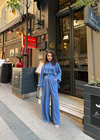 TAKM-1963H&R ButikDubai Palazzo Takım Lacivert