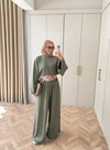 HR-3250H&R ButikEk - Diva Oysh Takım Haki
