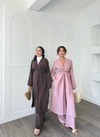 TAKM-2028H&R ButikEva Kimono Takım Pudra