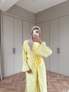 TAKIM-01H&R ButikEva Kimono Takım Sarı