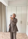 HR-3074H&R ButikFus- Eval Puantiyeli Takım Vizon