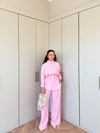 HR-0950H&R ButikHap- Ayla Tensel Takım Pembe