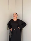 HR-2803H&R ButikHap - Perla Elbiseli 2 Li Takım Siyah