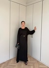 HR-2803H&R ButikHap - Perla Elbiseli 2 Li Takım Siyah
