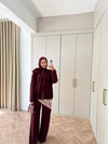 HR-2978H&R ButikHen- Atkılı Oysh Takım Bordo