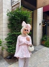 HR-0572H&R ButikHen- Leis Düğmeli Takım Açık Pembe