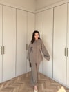 TAKM-2285H&R ButikHen-Resi Yan Piliseli Takım Vizon