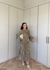 HR-0939H&R ButikHew - Avşa Şifon Etekli Takım Haki