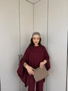 HR-1132H&R ButikHot- Dise Keten Takım Bordo