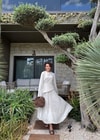 TAKM-1973H&R ButikKuzey Kırışık Etekli Takım Beyaz