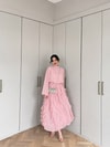 HR-0999H&R ButikLizge Şifon Takım Pembe