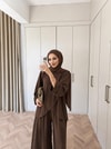 HR-1505H&R ButikMB - Afra Ön V Oysh Takım Kahve