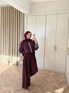 HR-1083H&R ButikMeysal Takım Bordo
