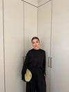 HR-2733H&R ButikMıs- Hilla Pantolon Büzgülü Takım Siyah