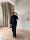 HR-0084H&R ButikMT-Moza Düğmeli Kot Takım