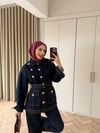 HR-0084H&R ButikMT-Moza Düğmeli Kot Takım