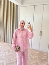 HR-1254H&R ButikNg- Fisto Gömlekli Takım Pembe