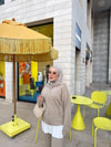 TKM-2038H&R ButikPan-Levab Fermuarlı Triko Takım Bej