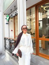 HR-0664H&R ButikPol - Esi Kolları İspanyol Takım Beyaz