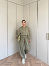 HR-1458H&R ButikPol- Rosa Paça Lastikli Oysh Takım Haki