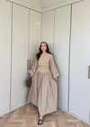 HR-1053H&R ButikPol-Sue Keten Etekli Takım Vizon